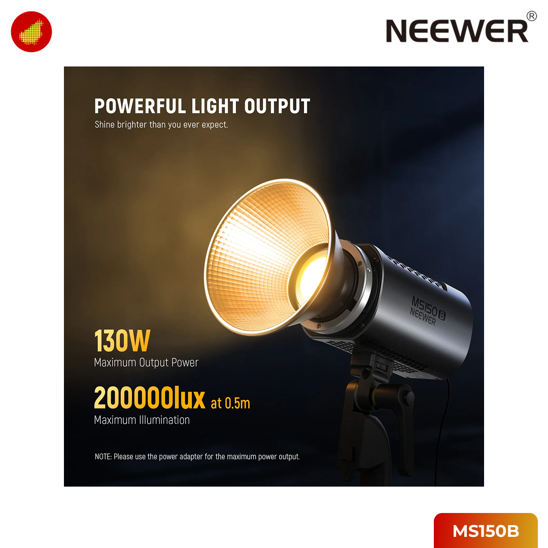 NEEWER MS150B Bi-Color LED Video Light Handheld Spotlight