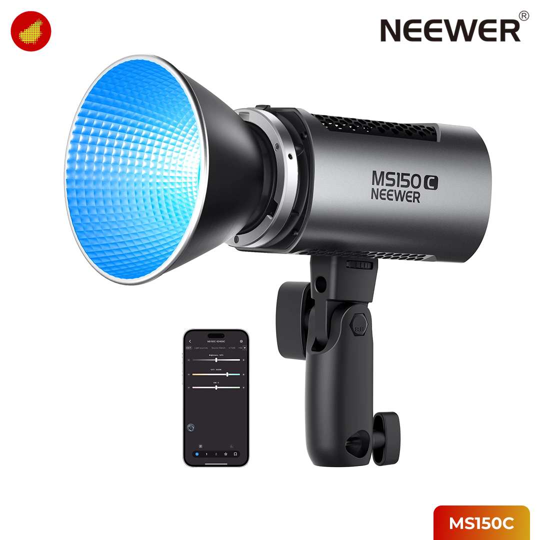 NEEWER MS150C RGB LED Video Light Handheld Spotlight