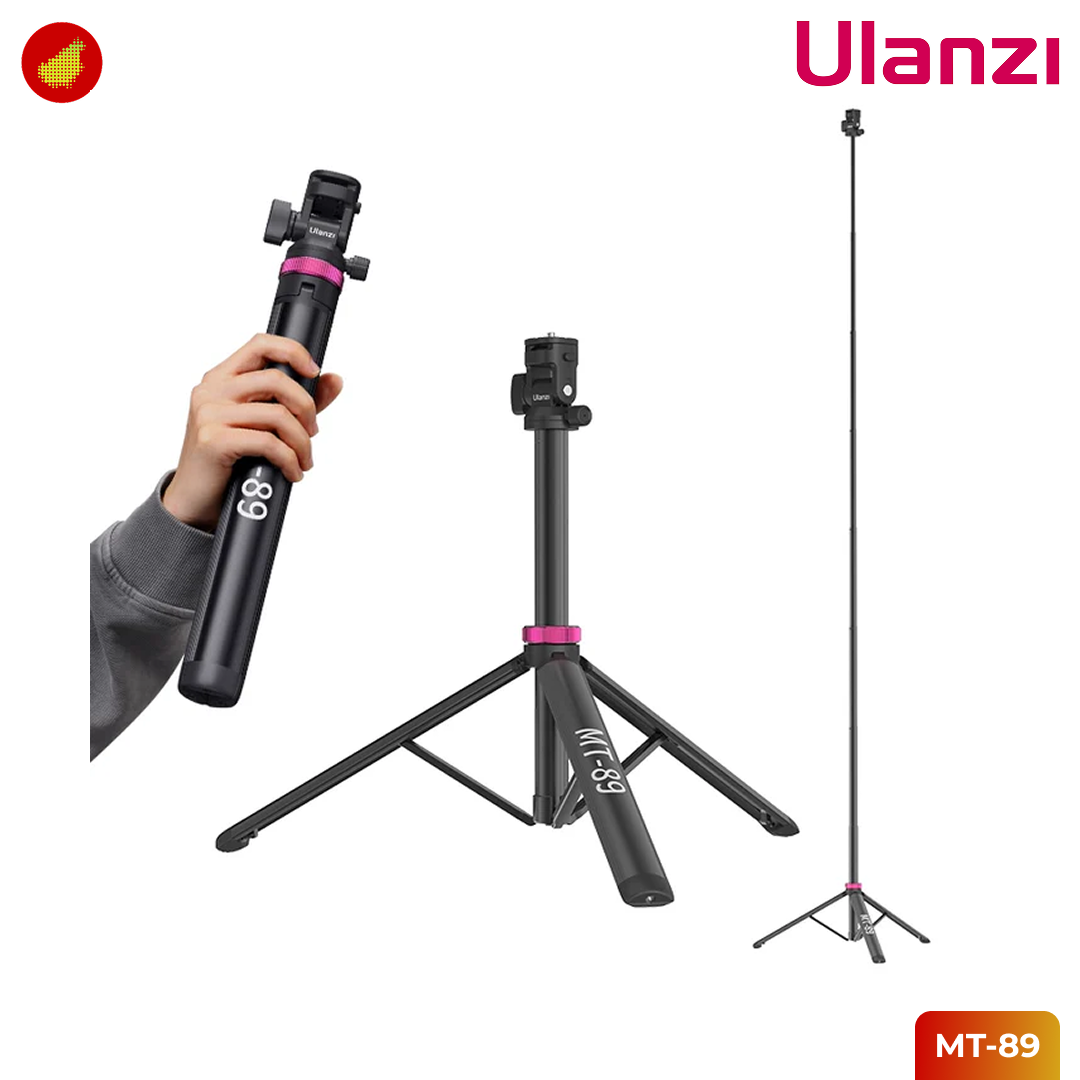 Ulanzi MT-89 Quick-Release Light Stand with Cold Shoe Mount - T082