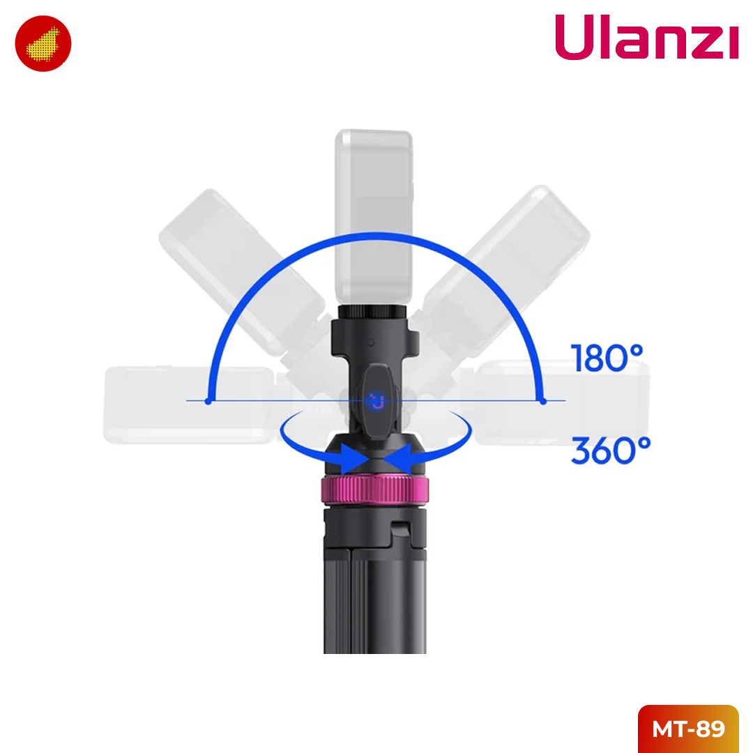 Ulanzi MT-89 Quick-Release Light Stand with Cold Shoe Mount - T082