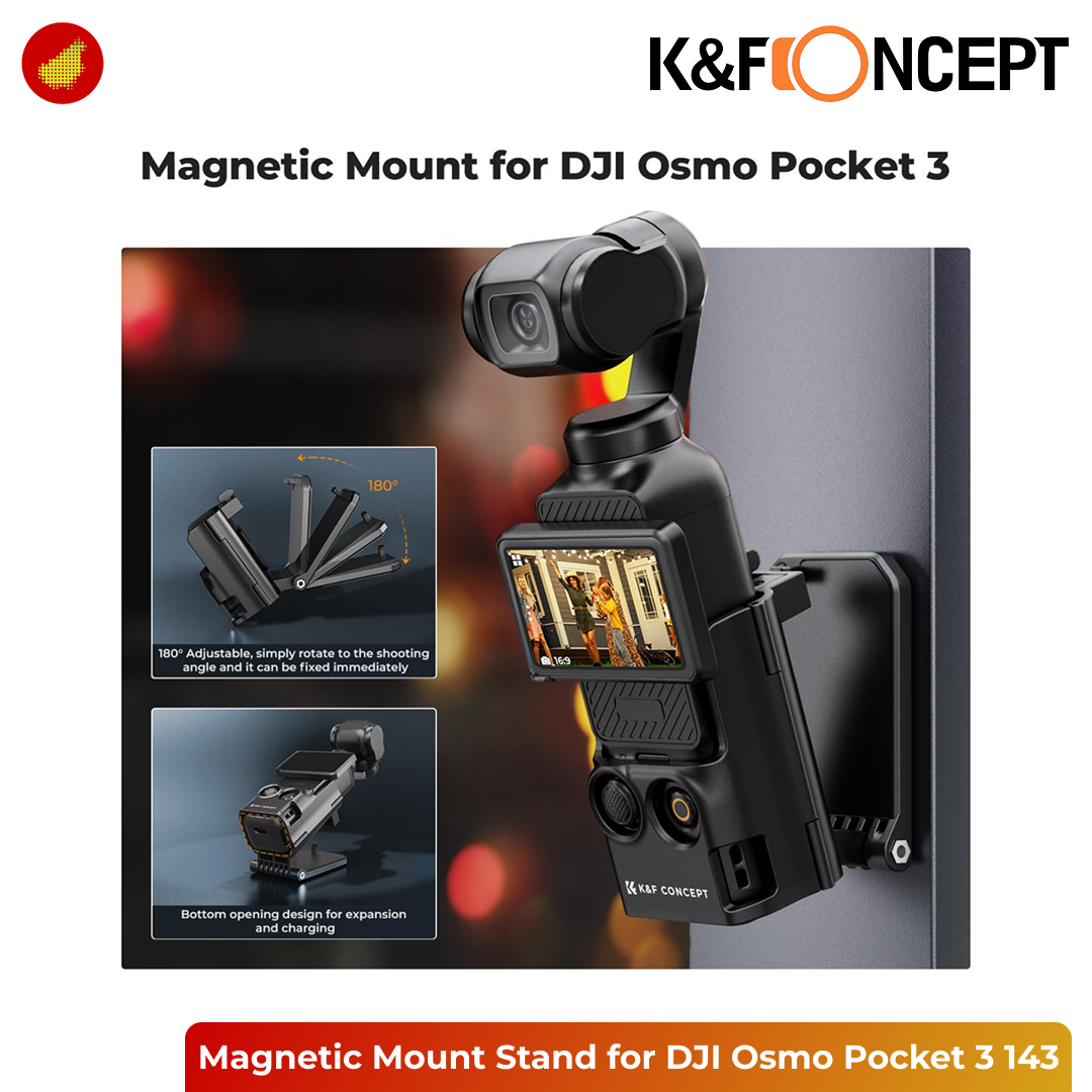 K&F Concept Magnetic Mount Stand for DJI Osmo Pocket 3 - KF31.143