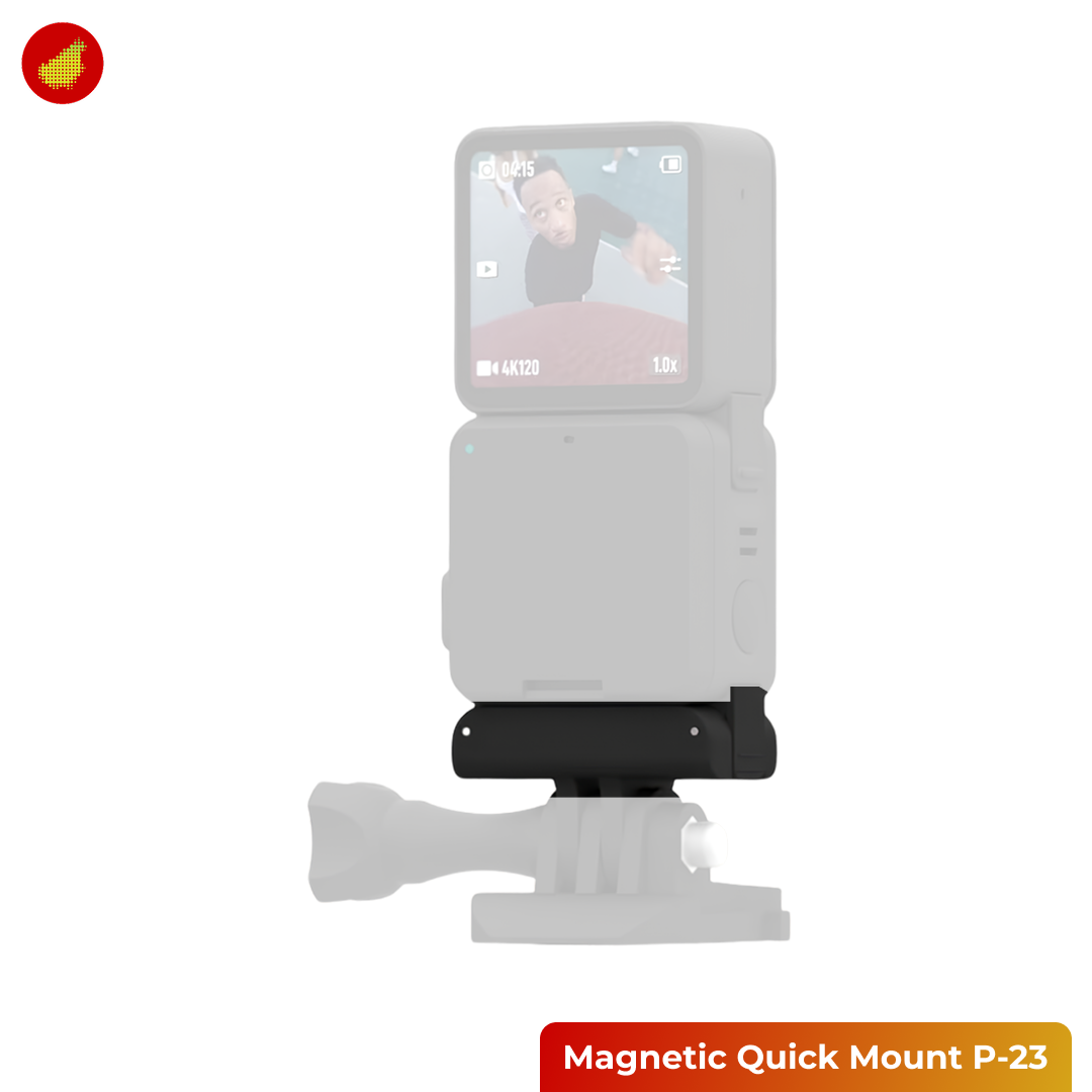 Magnetic Quick Mount Action Camera Adapter for DJI Osmo Action Series - P-23