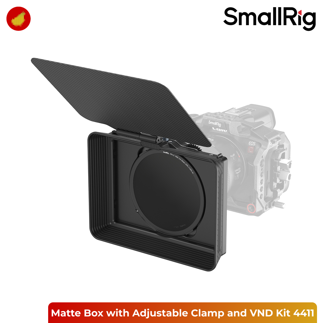 SmallRig Matte Box with Adjustable Clamp and VND Kit