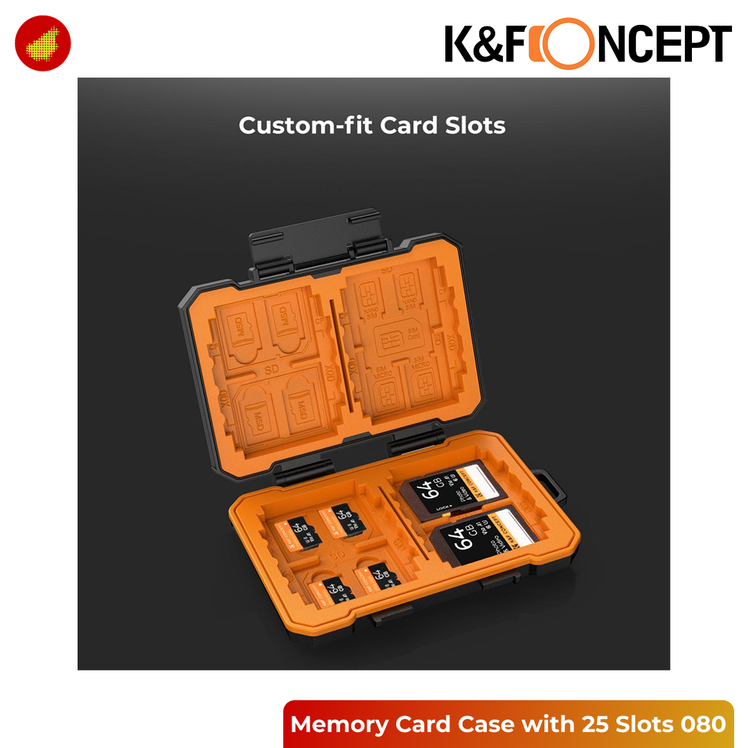 K&F Concept Memory Card Case with 25 Slots - KF31.080