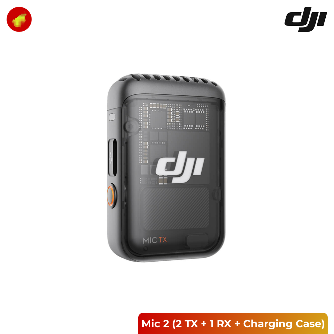 DJI Mic 2 (2 TX + 1 RX + Charging Case)