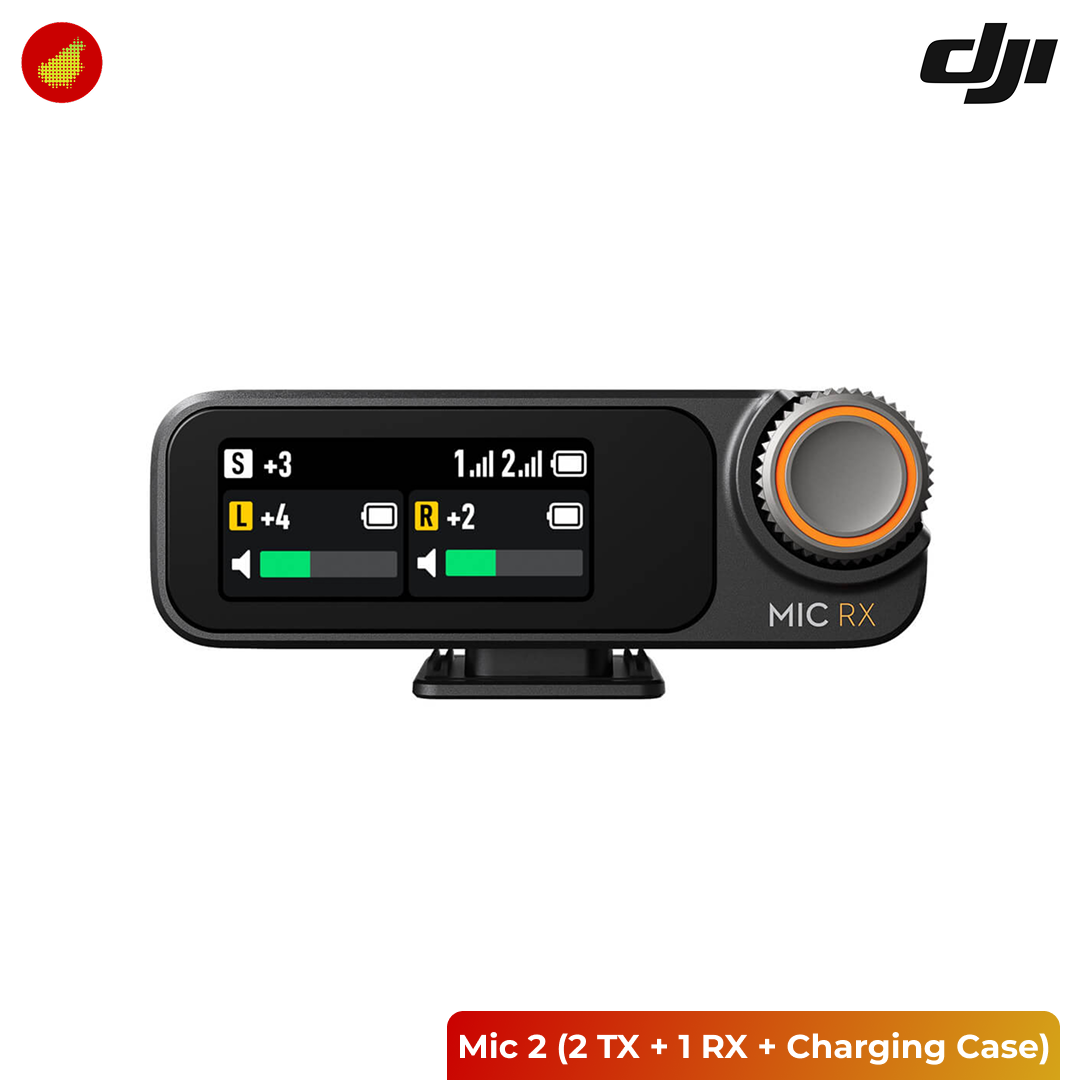 DJI Mic 2 (2 TX + 1 RX + Charging Case)