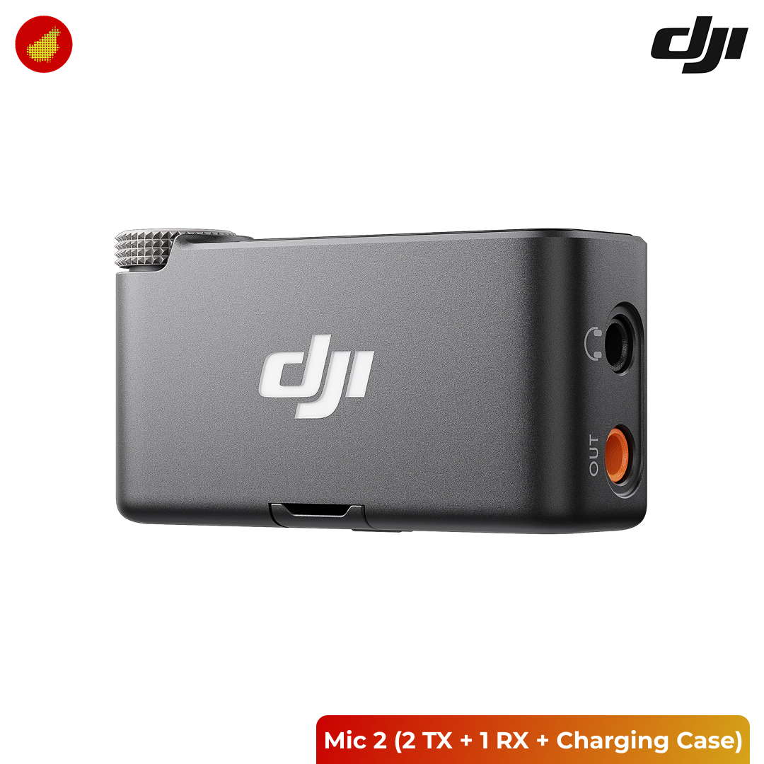 DJI Mic 2 (2 TX + 1 RX + Charging Case)