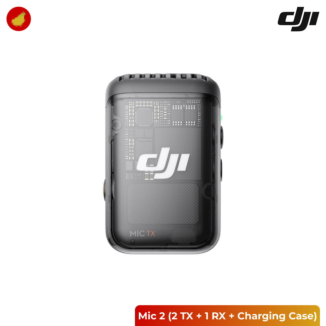 DJI Mic 2 (2 TX + 1 RX + Charging Case)