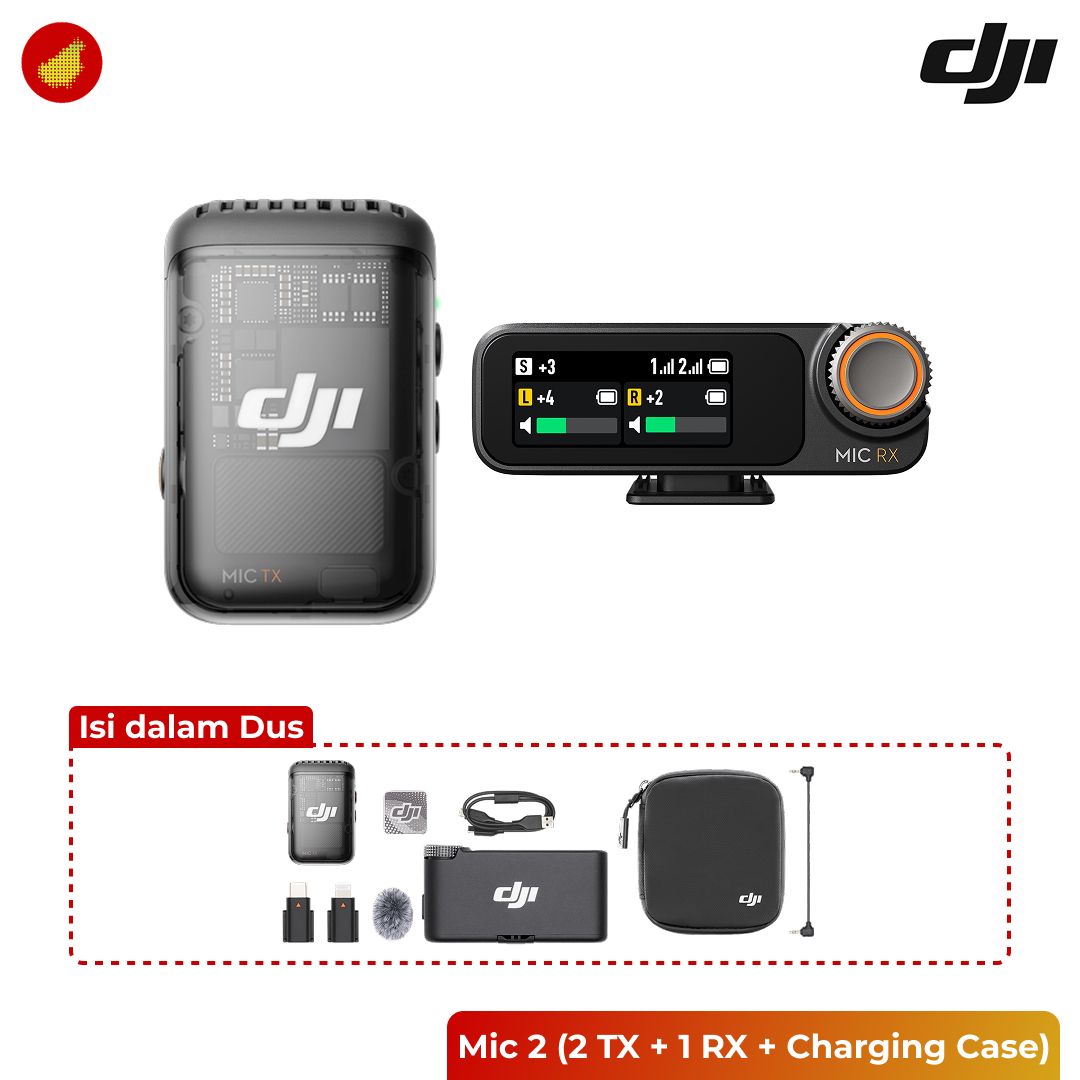 DJI Mic 2 (1 TX + 1 RX)
