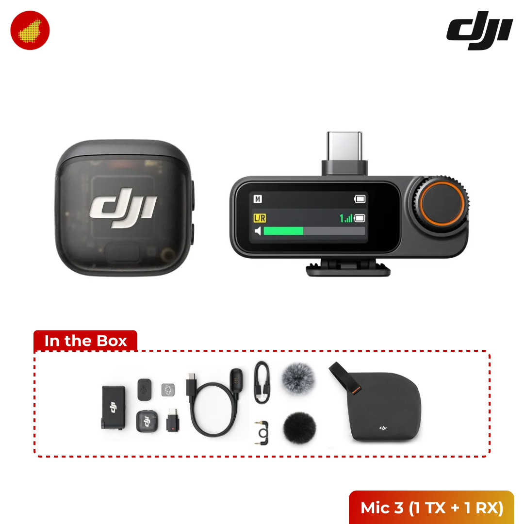 DJI Mic 3 (1 TX + 1 RX)