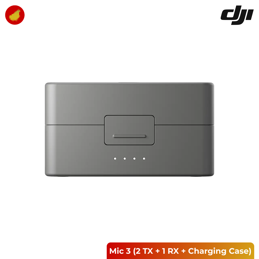 DJI Mic 3 (2 TX + 1 RX + Charging Case)