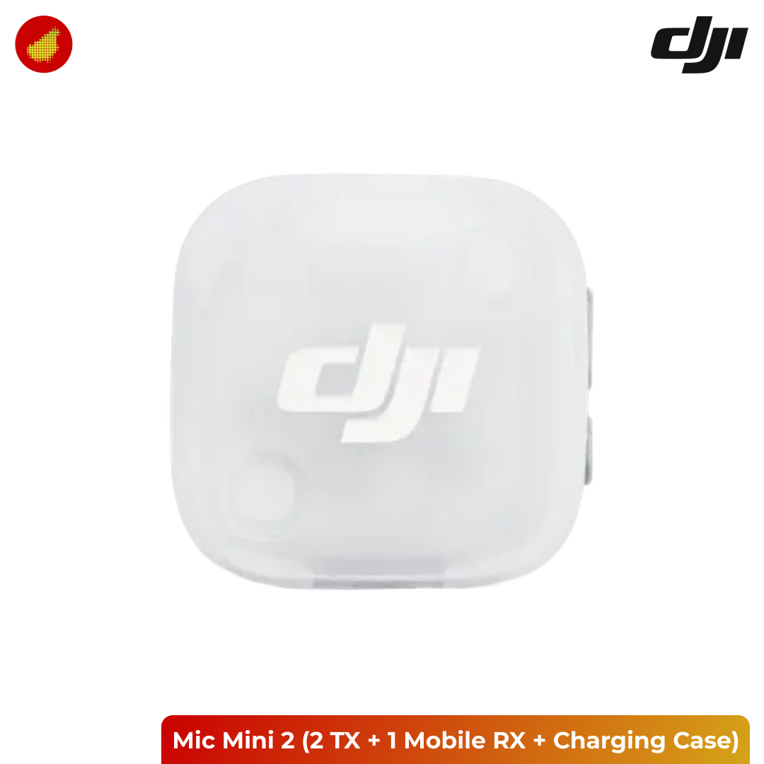 DJI Mic Mini 2 (2 TX + 1 Mobile RX + Charging Case)