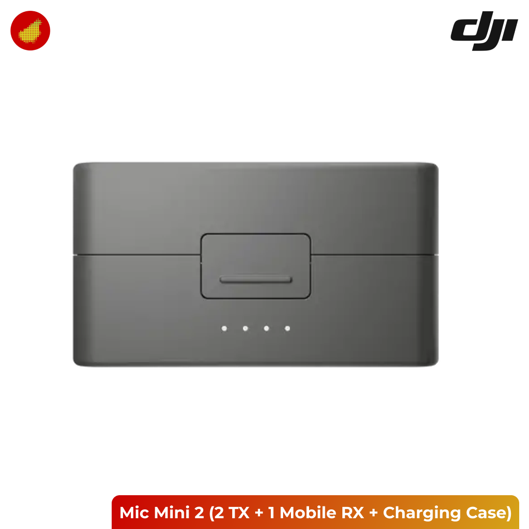 DJI Mic Mini 2 (2 TX + 1 Mobile RX + Charging Case)