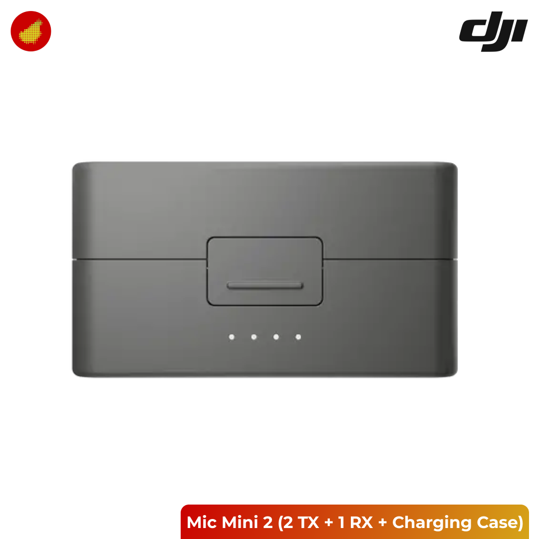 DJI Mic Mini 2 (2 TX + 1 RX + Charging Case)
