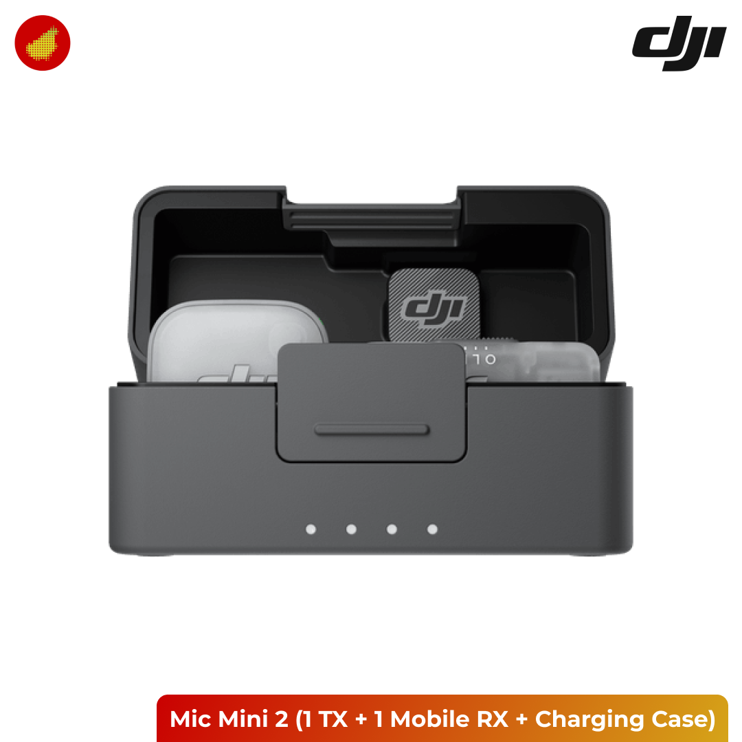 DJI Mic Mini 2 (1 TX + 1 Mobile RX + Charging Case)