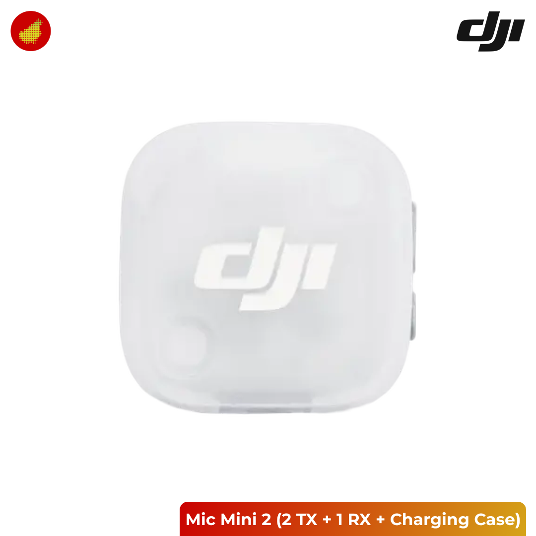 DJI Mic Mini 2 (2 TX + 1 RX + Charging Case)