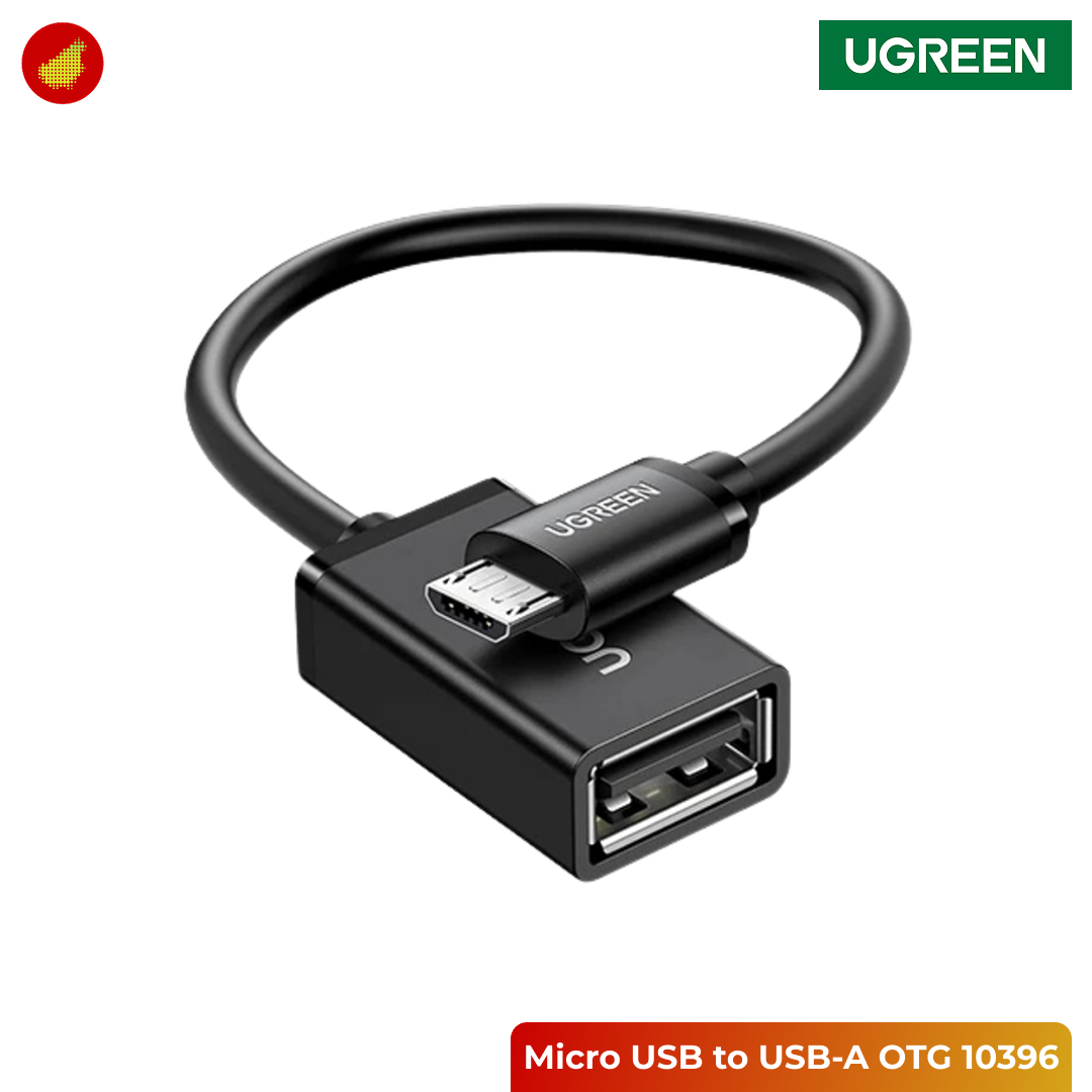 UGREEN Micro USB Male to USB-A Female OTG Converter Cable 10396