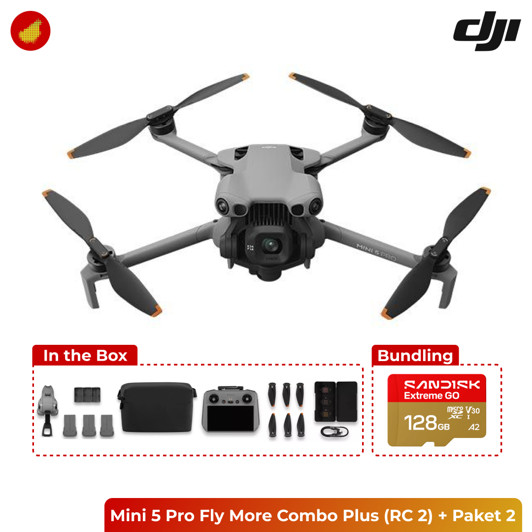 DJI Mini 5 Pro Fly More Combo Plus (RC 2)