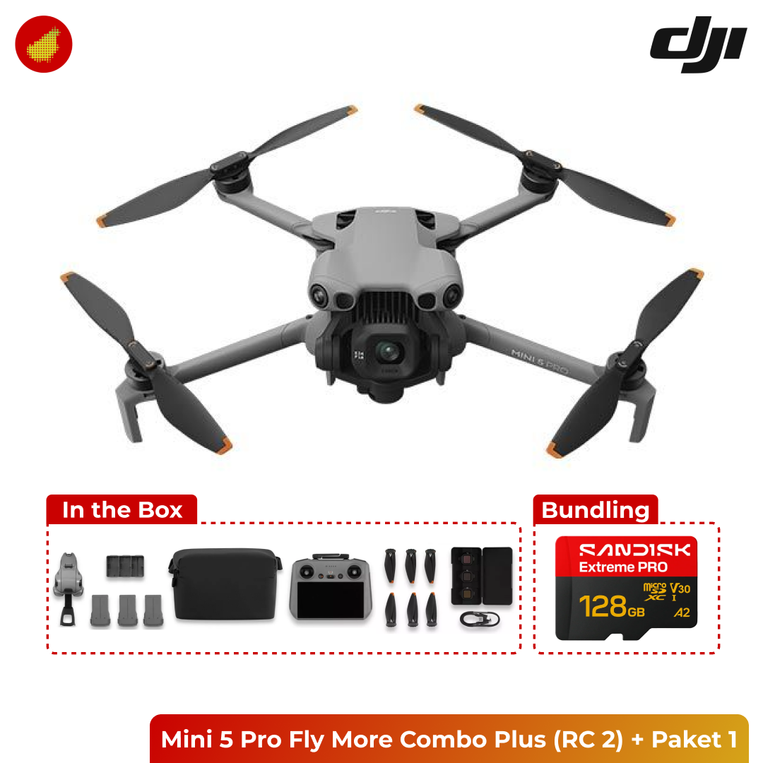 DJI Mini 5 Pro Fly More Combo Plus (RC 2)