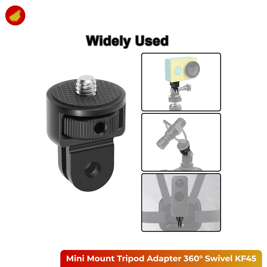 Mini Mount Tripod Adapter 360° Swivel - KF45