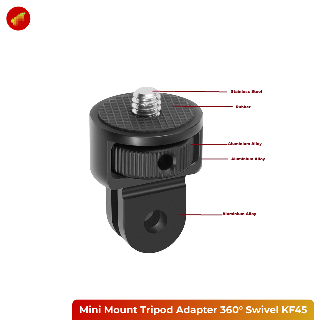 Mini Mount Tripod Adapter 360° Swivel - KF45