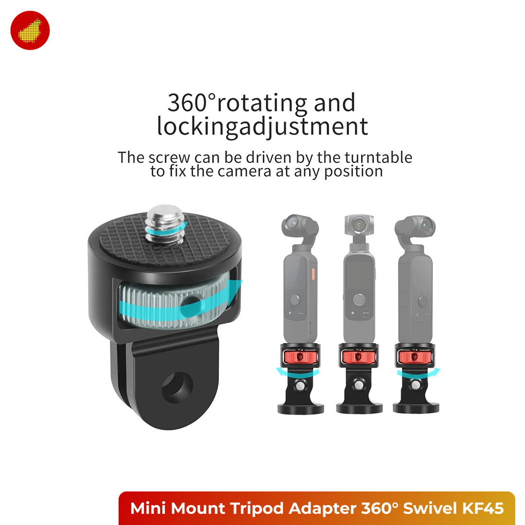 Mini Mount Tripod Adapter 360° Swivel - KF45