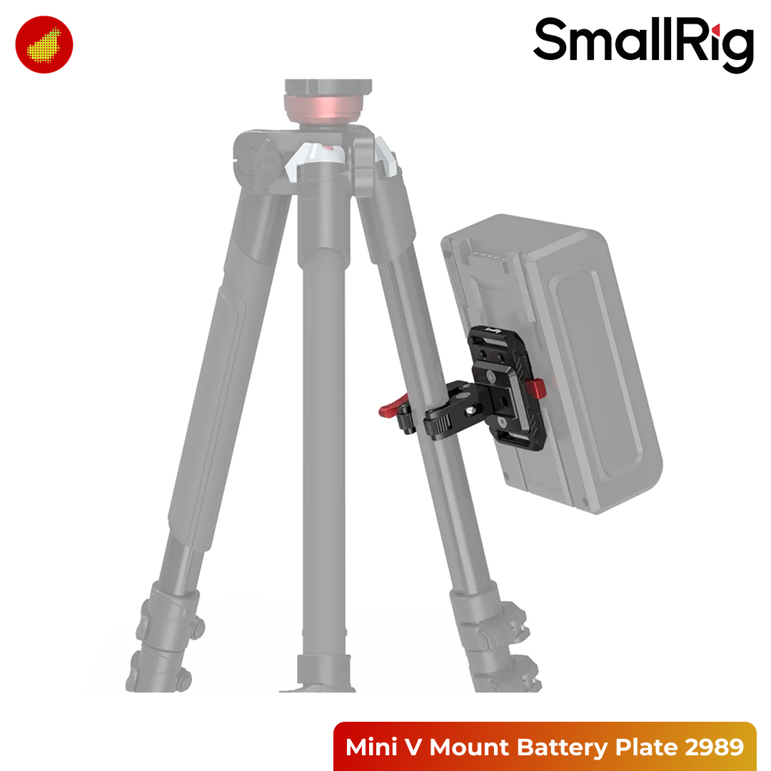 SmallRig Mini V Mount Battery Plate with Crab-Shaped Clamp - 2989