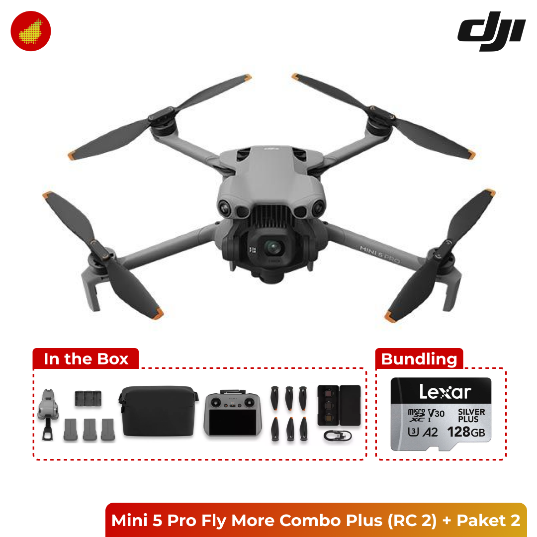 DJI Mini 5 Pro Fly More Combo Plus (RC 2)