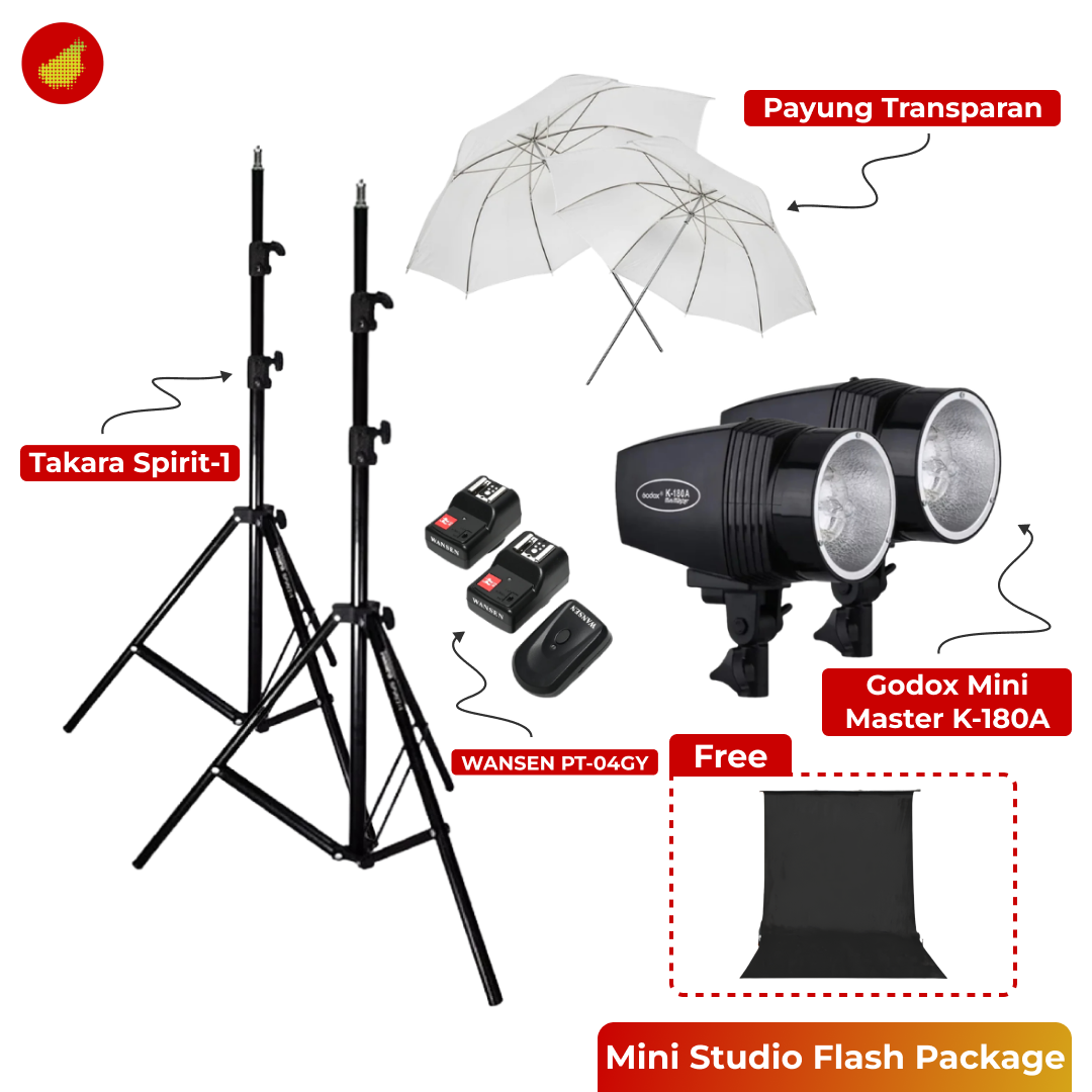 Mini Studio Flash Package