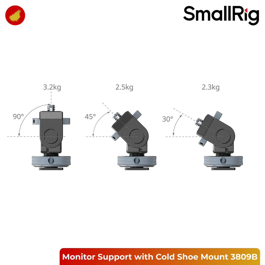 SmallRig Monitor Support with Cold Shoe Mount (Basic)