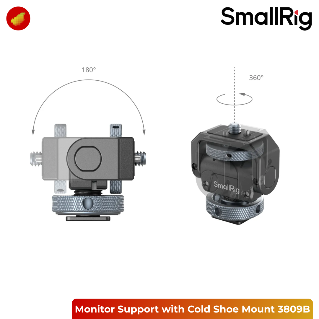 SmallRig Monitor Support with Cold Shoe Mount (Basic)