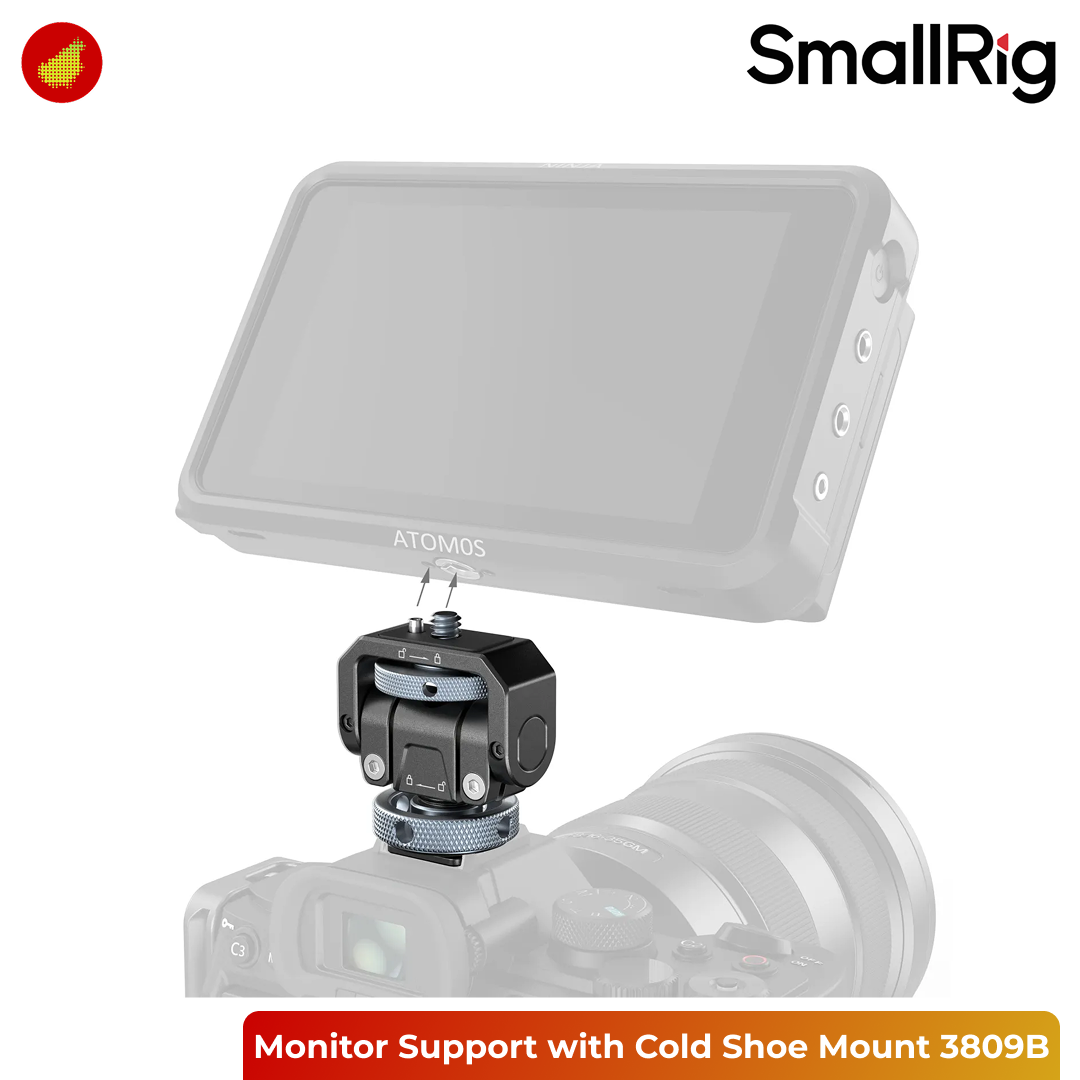SmallRig Monitor Support with Cold Shoe Mount (Basic)