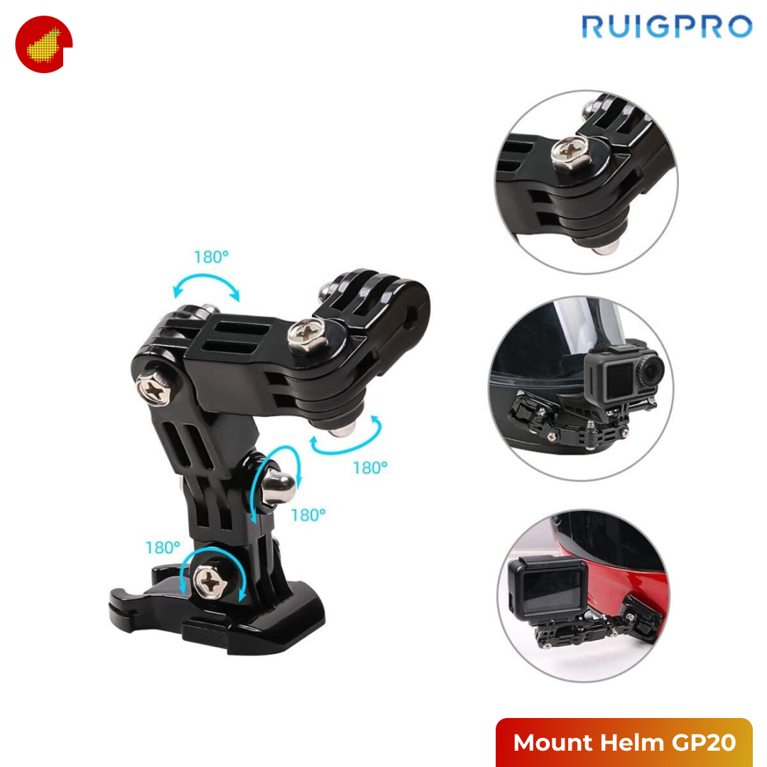 RUIGPRO Mount Helm Full Face Motorcycle for GoPro