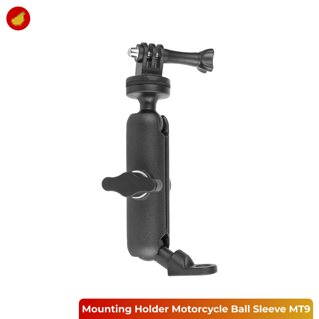 Mounting Holder Action Camera Motorcycle Bike Ball Sleeve Rearview Mirror Style - MT9