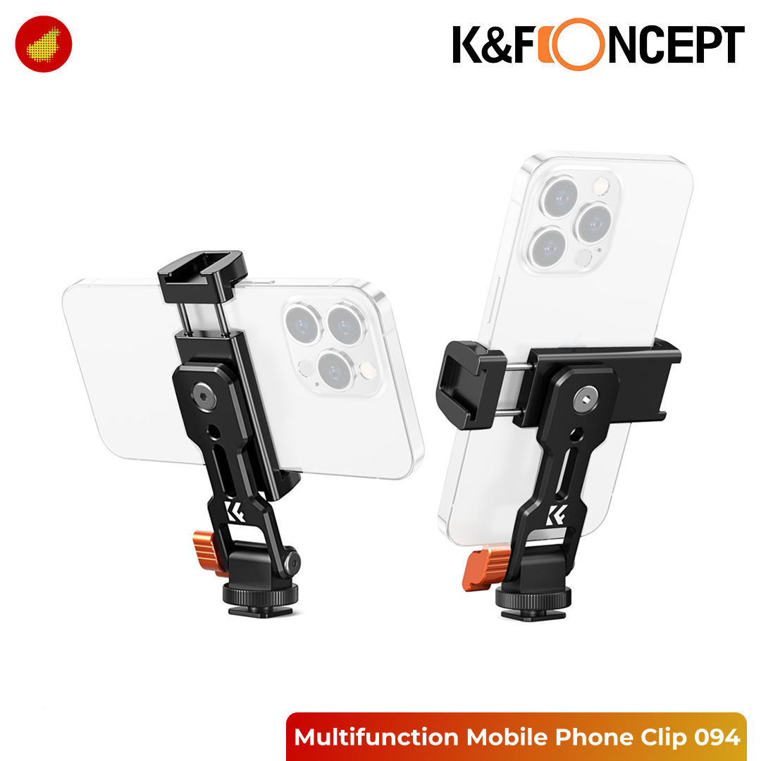 K&F Concept Multifunction Mobile Phone Clip Tripod Mount - KF31.094