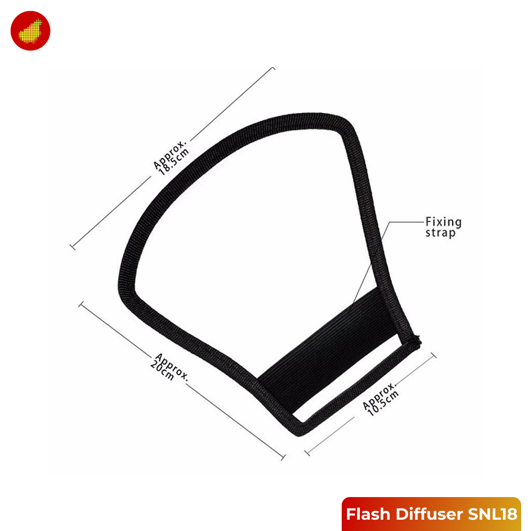 SUNNYLIFE 2-in-1 Camera Flash Diffuser Softbox Reflector OMNIBOND - SNL18