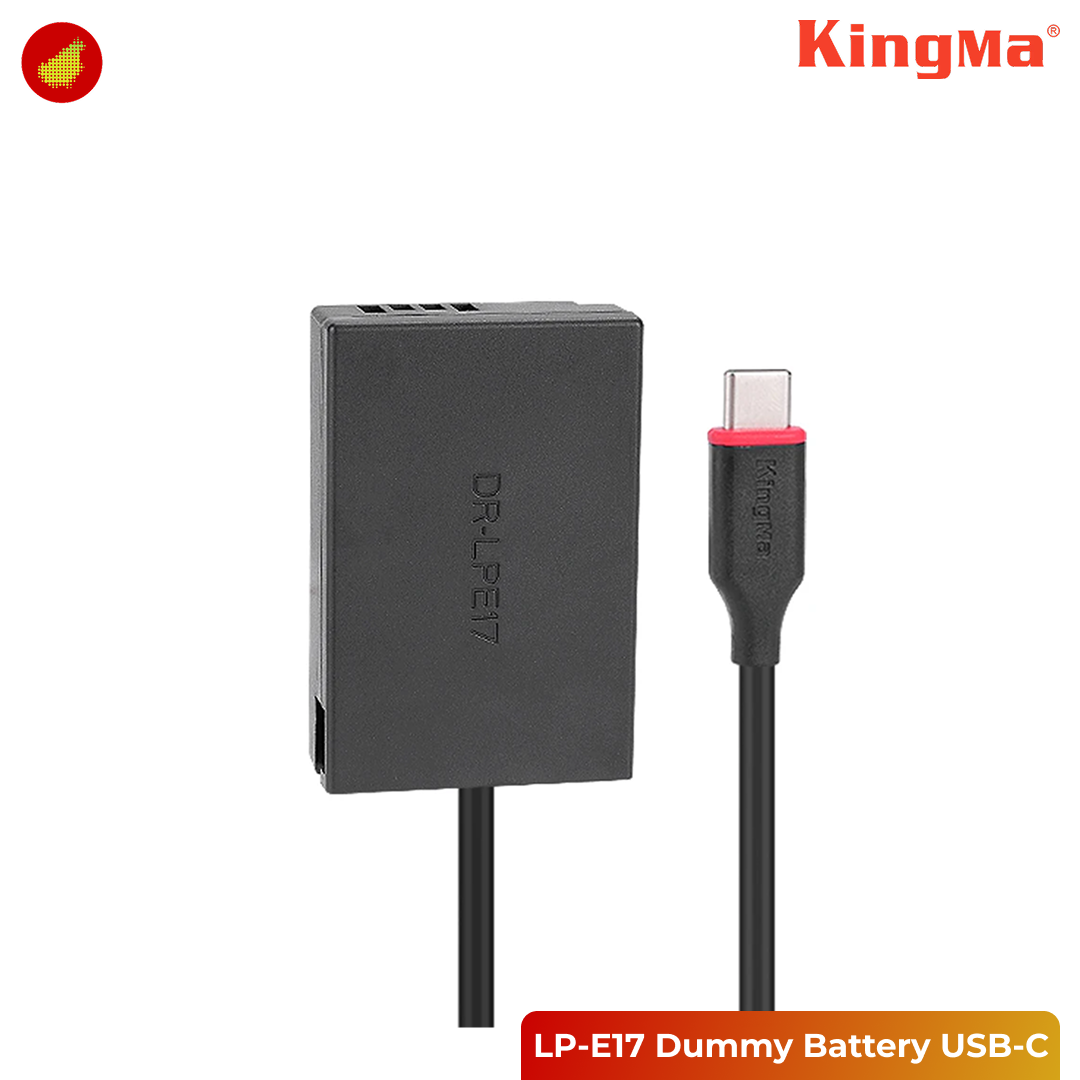 KingMa Dummy Battery USB-C - NP-FW50 | NP-FZ100 | LP-E17
