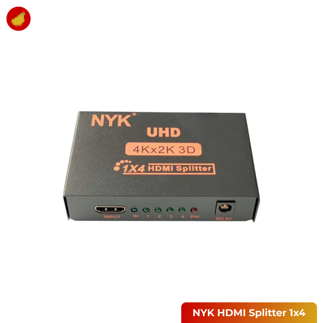 NYK HDMI Splitter - 1x2 | 1x4