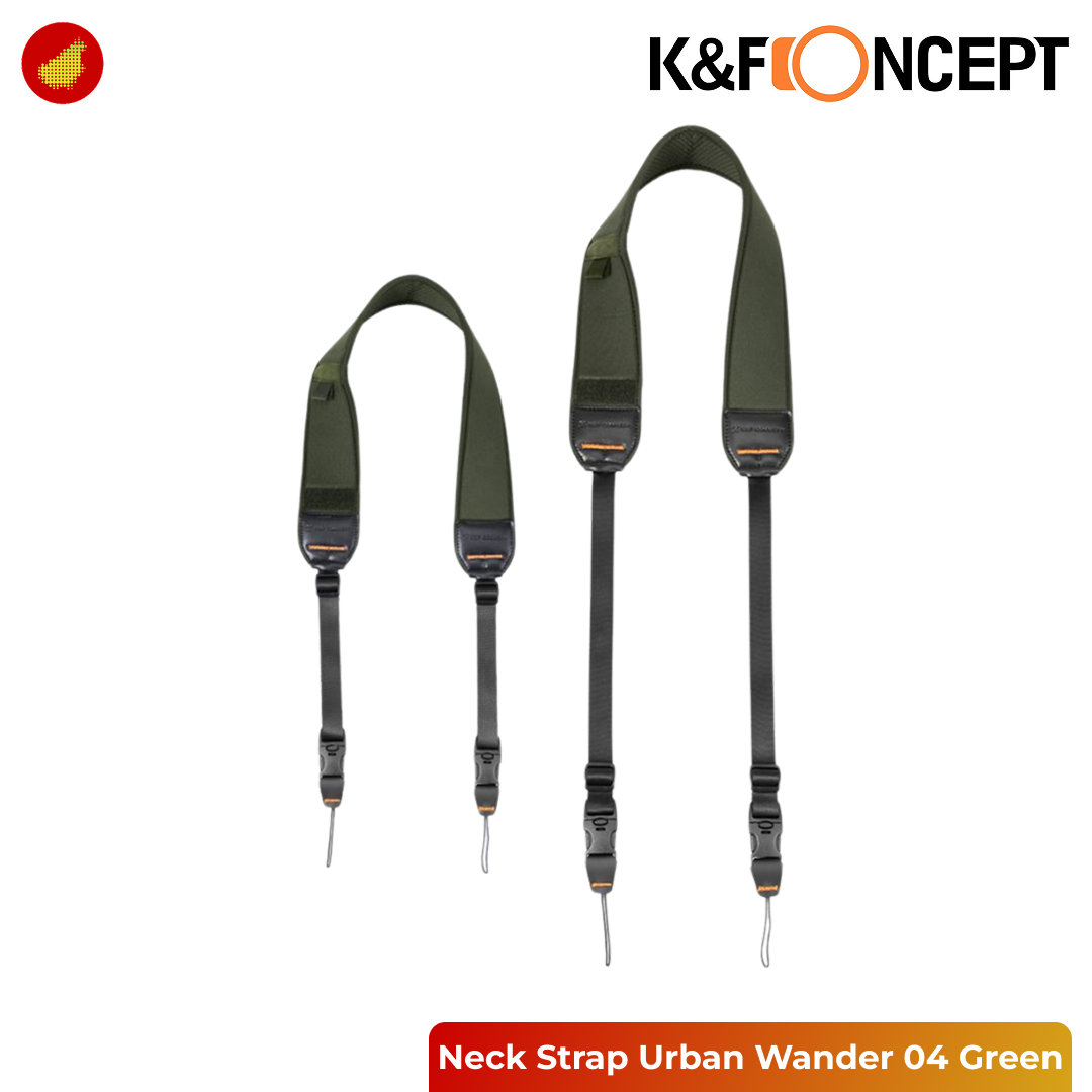 K&F Concept Neck Strap Urban Wander 04 - Black 184 | Blue 184V1 | Green 184V2