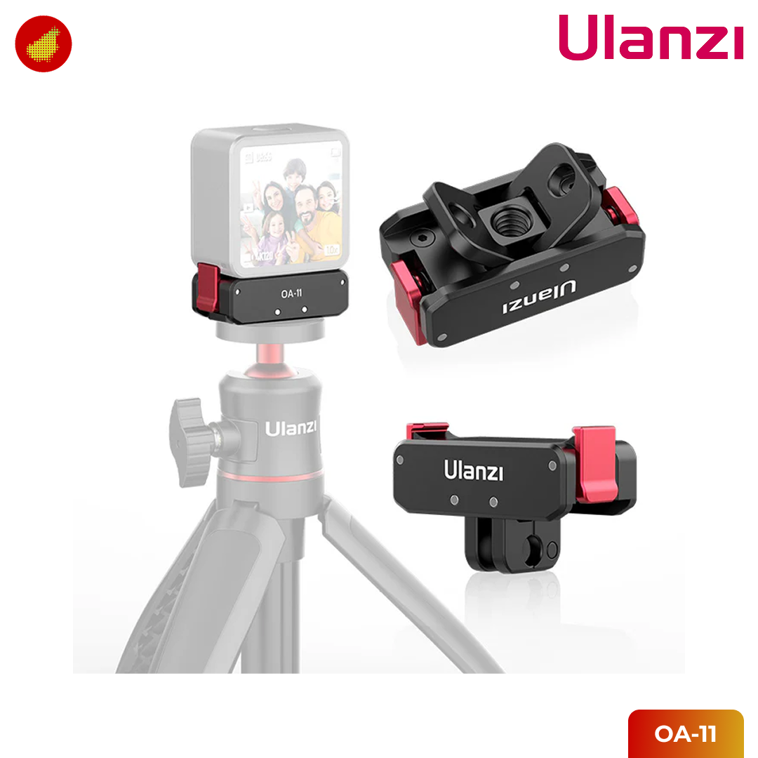 Ulanzi OA-11 Dual Interface Folding Base for DJI Osmo Nano or Action 2/3/4