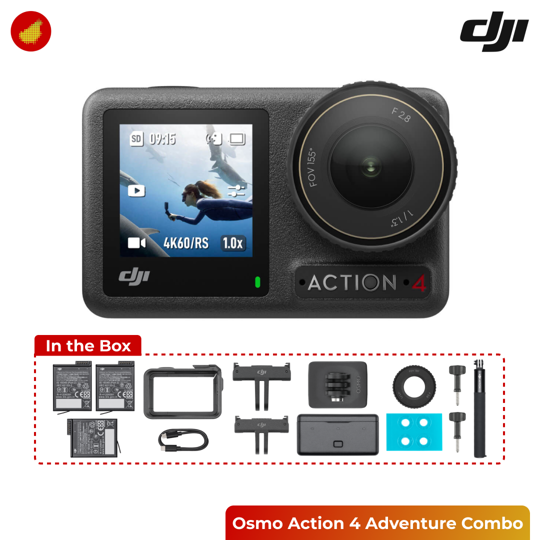 DJI Osmo Action 4 Adventure Combo
