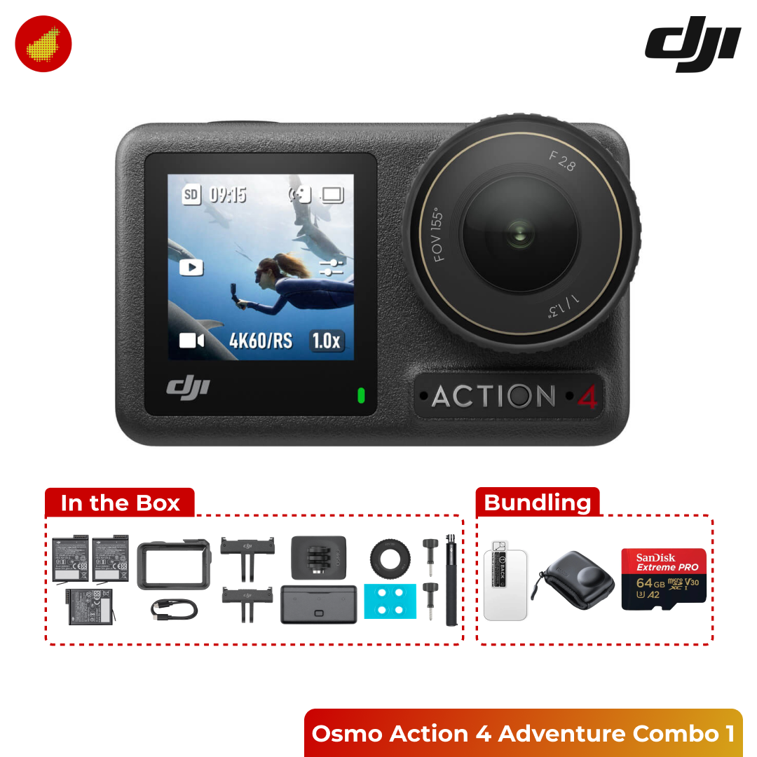 DJI Osmo Action 4 Adventure Combo