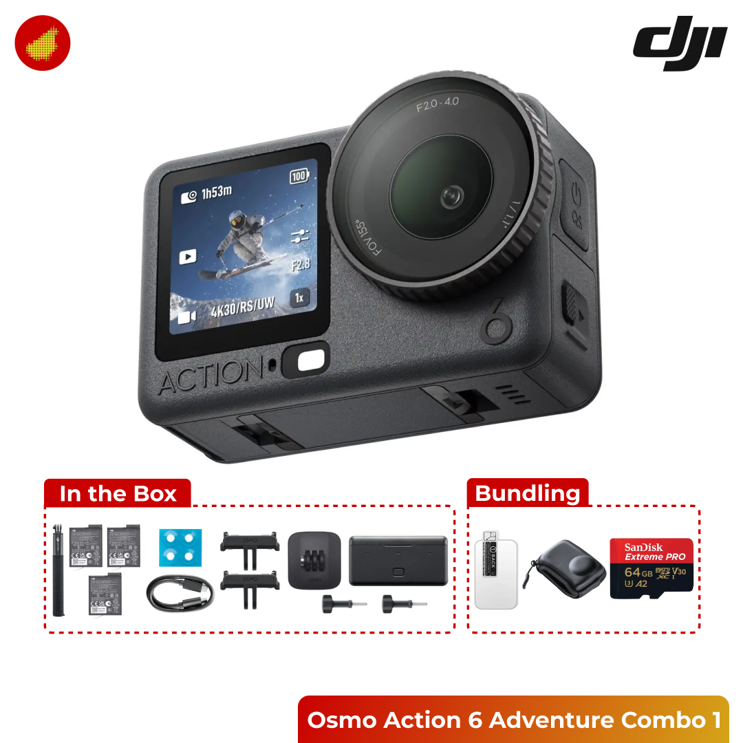 DJI Osmo Action 6 Adventure Combo
