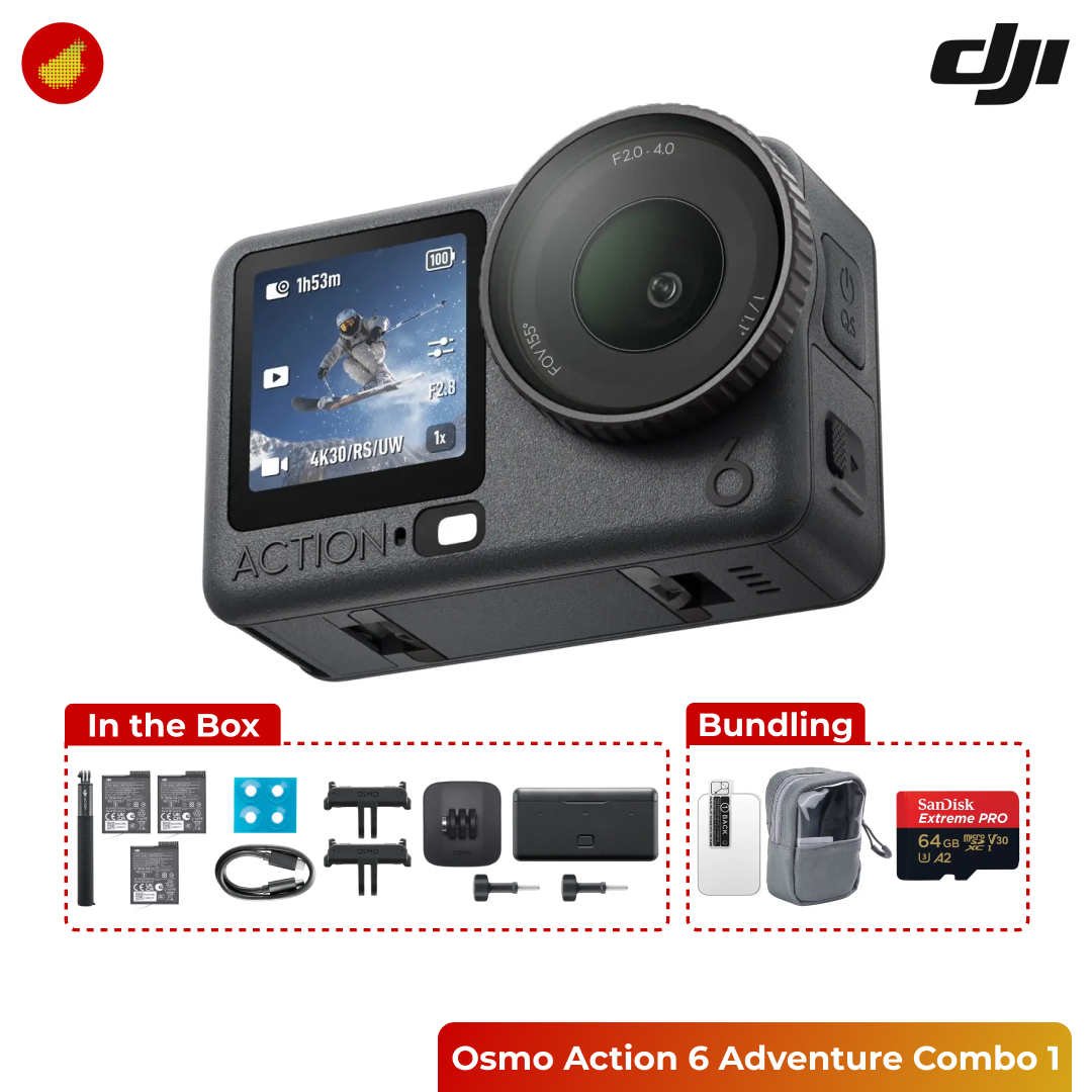 DJI Osmo Action 6 Adventure Combo