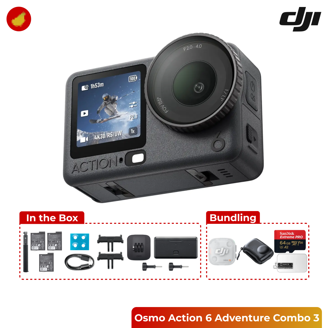 DJI Osmo Action 6 Adventure Combo