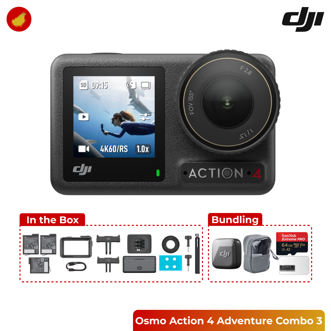 DJI Osmo Action 4 Adventure Combo