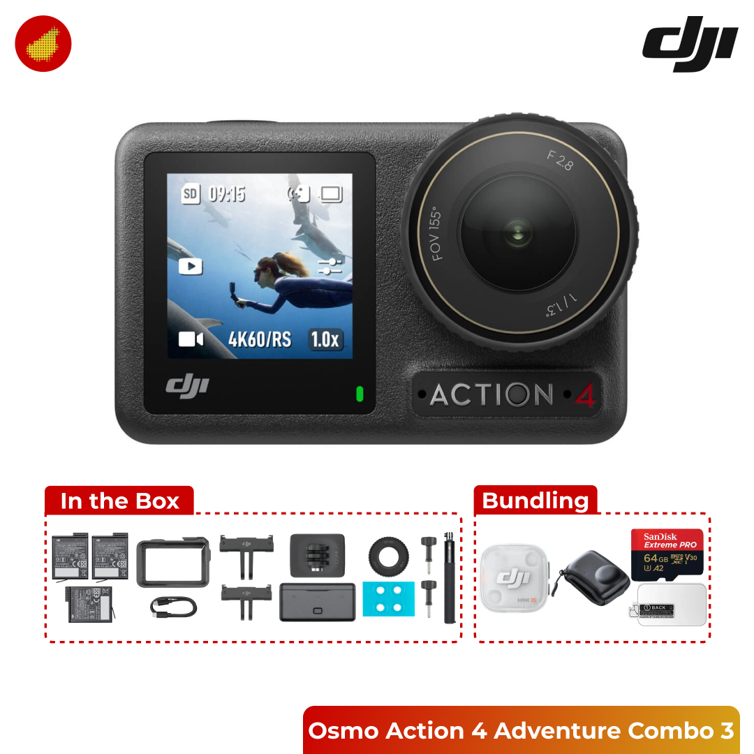 DJI Osmo Action 4 Adventure Combo