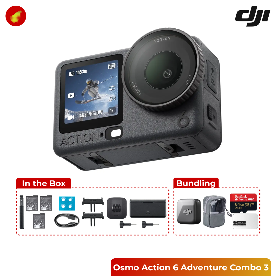 DJI Osmo Action 6 Adventure Combo