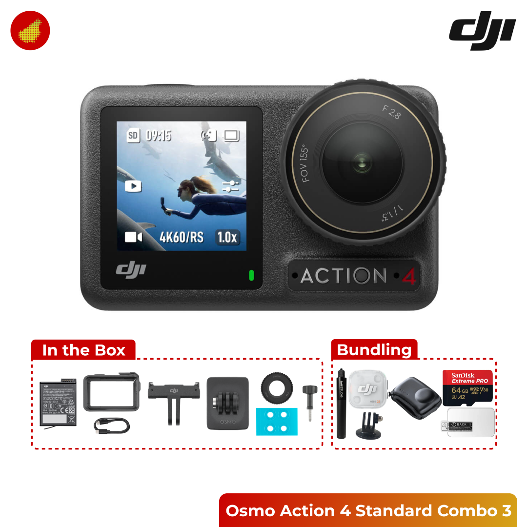 DJI Osmo Action 4 Standard Combo