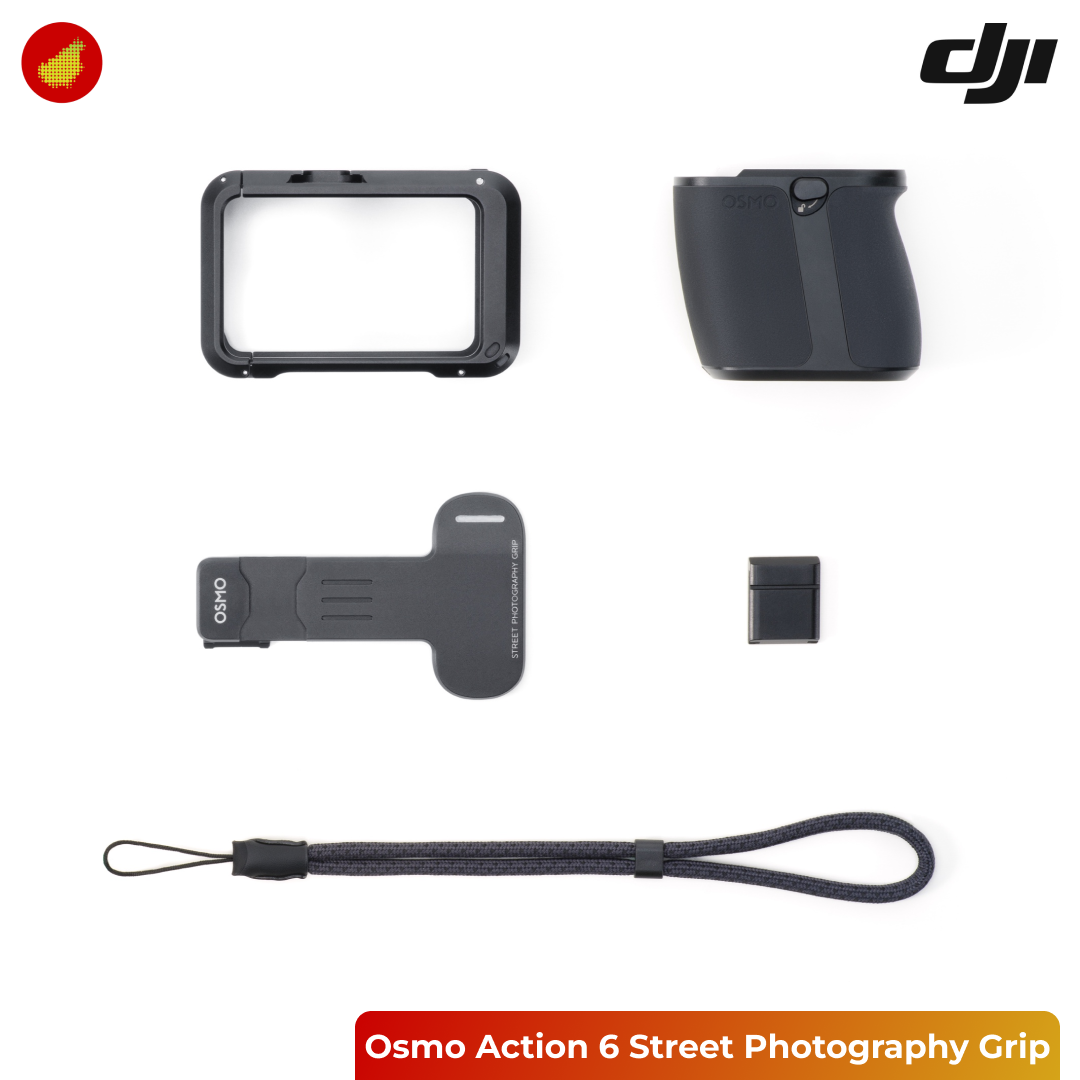 DJI Osmo Action 6 Street Photography Grip Accessory Kit